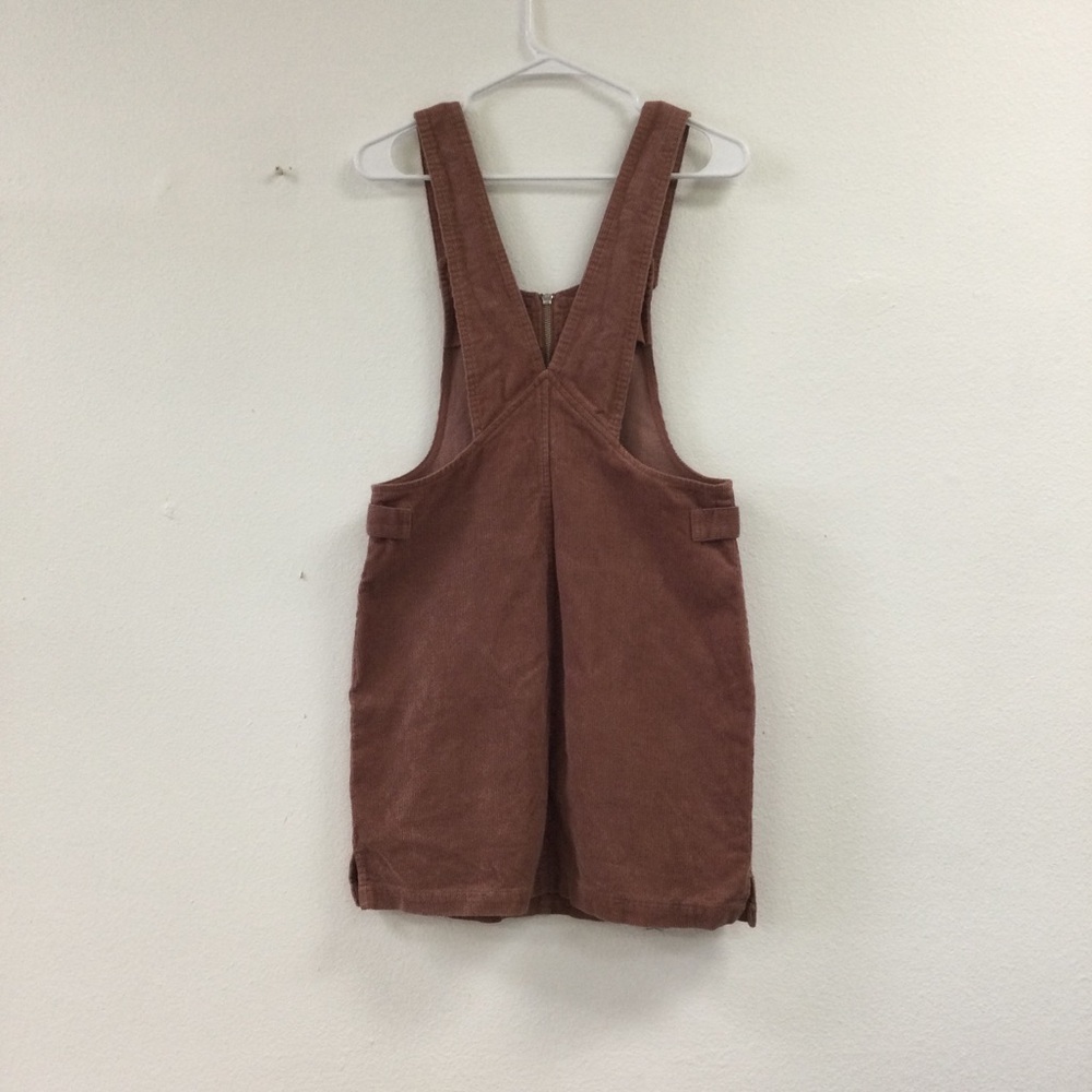 Wild Fable Brown Corduroy Jumpsuit with Bib Front - Picture 5 of 10